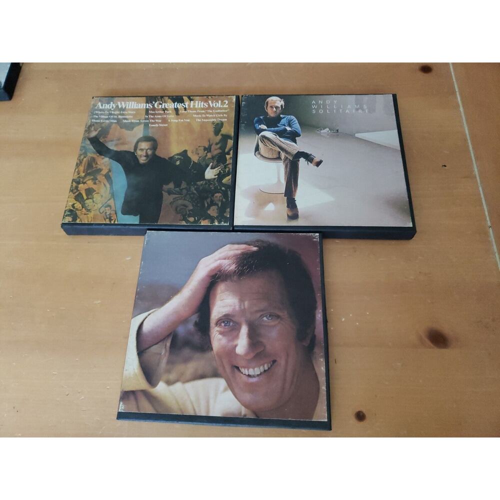 Lot Of 3 Andy Williams Reel To Reel Albums